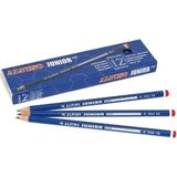 Mikasso Junior Kurşun Kalem JU-014 (2 Adet Kalem) Mavi - Çok Renkli