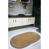 Mikasso Jüt Hasır ,paspas, Banyo Paspası ,kapı Önü Paspası, Balkon Paspası ,dekor Jüt Orta (10 - 15 Mm) Haki - Çok Renkli