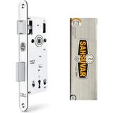 Mikasso K-111 Oda Kapısı Kilidi Sessiz Seri Oval 40MM - Çok Renkli