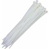 Mikasso Kablo Bağı Beyaz Renk 3,6X300 - 50 Adet
