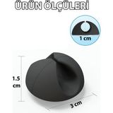 Mikasso Kablo Tutucu 10'lu Set Kendinden Yapışkanlı - Çok Renkli