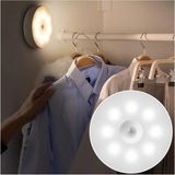 Mikasso Kablosuz Mıknatıslı Led, Şarjlı Sensörlü Kabin Dolap LED Iç Aydınlatması - Çok Renkli
