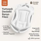 Mikasso Kafa Yastıklı Köpük Modern File, Bebek Banyo Filesi ( Katlanır Küvet Için Uyumludur. ) Bej - Çok Renkli