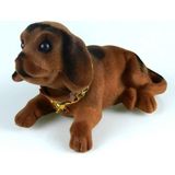 Mikasso Kahverengi Kafa Sallayan Köpek Araç Içi Aksesuar 17X9X7 cm - Çok Renkli
