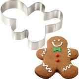 Mikasso Kaktüs Kurabiye Adam Gingerman Kurabiye Kalıbı Metalik 11 Cm Büyük Boy Dayanıklı Metal Malzeme