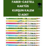 Mikasso Kaktüs Kurşun Kalem Seti 12 Adet Faber-Castell Çok Renkli
