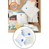 Mikasso Kalın Vakumlu Hurç Yorgan Hurcu Valiz Düzenleyici Gardırop Düzenleyici Vakumlu Poşet 80X100 cm Plast