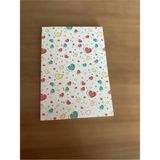 Mikasso Kalpli Desenli Çizgili Defter Karton Düz Çizgili 40 Yaprak Küçük Boy Çok Renkli Konsept Defterler A5