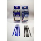 Mikasso Kapaklı Tükenmez Kalem 10’lu Set – 5 Mavi + 5 Siyah (1.0 Mm, Şeffaf Kapaklı) Mavi Tehlikeli Değil - Çok Renkli