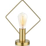 Mikasso Kare Gold Masa Lambası Metal Metalik - Çok Renkli