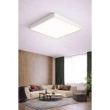 Mikasso Kare Tavana Sıfır LED Panel Avize - Salon Oturma Odası Banyo Balkon Mutfak Lamba - Beyaz Işık Metal - Çok Renkli