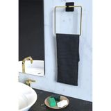 Mikasso Kare Yapışkanlı Kare Havluluk Banyo Havlu Kare Askılık Sarı