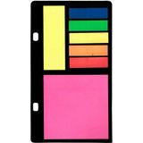 Mikasso Karışık Posit Yapışkanlı Not Kağıdı Pos It (17X10 Cm) Yapışkanlı Not Kağıdı - Çok Renkli