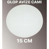 Mikasso Karpuz Avize Kol Camı Mat Beyaz Boyalı E27(AĞIZ Çapı 7 Cm-Çapı 14 Cm) Cam 1 E27 Beyaz Salon / Oturma - Çok Renkli
