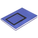 Mikasso Kartvizit, Telefon ve Kalem Bölmeli Termoderi Kapaklı Lacivert Defter ( 15 x 21 cm ) Küp Not Kağıdı - Çok Renkli
