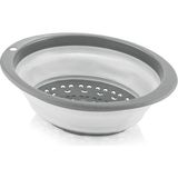 Mikasso Katlanır Akordiyon Yuvarlak Süzgeç 23*29*9 cm Plastik