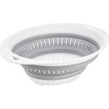 Mikasso Katlanır Oval Süzgeç Lüks Sebze Meyve Süzgeci Akordiyon Süzgeç 31X23CM Plastik