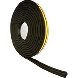 Mikasso Kauçuk Kapı ve Pencere Izolasyon Bandı/fitili 5m X2 (10M) Siyah