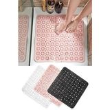 Mikasso Kaydırmaz Duşakabin Banyo ve Duş Paspası Kare Masajlı Vantuzla Yapışır 54 x 54 cm S-150 Belirtilmemi - Çok Renkli