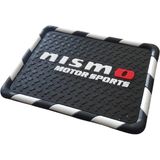 Mikasso Kaydırmaz Silikonlu Ped Araç Göğüs Torpido Ev Ofis Çok Amaçlı Nısmo Motor Damalı Desen 18 cm X13,5CM - Çok Renkli