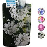 Mikasso Kaymaz Banyo Paspası Su Emici Yıkanabilir Halı Halısı Ayak Dikdörtgen 38X58CM Küçük 112947 Çok Renkl - Çok Renkli