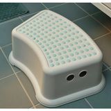 Mikasso Kaymaz Taban Çocuk Basamağı 37X13 cm Plastik Banyo Taburesi Beyaz Basamak 005489 Beyaz Plastik - Çok Renkli