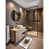 Mikasso Kaymaz Taban Yıkanabilir Banyo Paspası 2 Li Set 60 x 100 &50X60 Polyester Çok Renkli