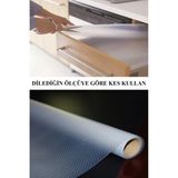 Mikasso Kaymaz Tabanlı Raf Örtüsü - Eva Malzeme - 10 Metre x 45 cm Plastik Beyaz Tr