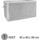Mikasso Kazak Hurcu Mini Hurç 45X40X30 cm Gri - 1 Adet Pamuklu 45 x 40 Gri