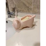 Mikasso Kedi Figürlü Sabunluk. Plastik Bej - Çok Renkli