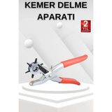 Mikasso Kemer Delme Makinesi Ai Kemer Delme Pensi Kumaş Kemer Ayakkabı Deri - Çok Renkli
