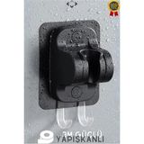Mikasso Kendinden Yapışkanlı Askılık Duş Mafsalı Güçlü Yapışkanlı Iki Askılı Duş Başlık Askısı Duş Mafsalı
