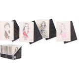 Mikasso Keskin 14X20 Pour T. Çizgi Dikişli 2li Set Bloknot 48 Yp Küp Not Kağıdı - Çok Renkli