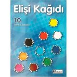 Mikasso Keskin Color 10'lu Karışık Floresan Elişi Kağıdı - Çok Renkli