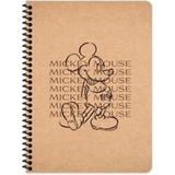 Mikasso Keskin Color 20X28 cm Çizgisiz Telli 80 Yaprak Defter Kraft Kapak Beyaz Kağıt Karton Spiralli Çizgis - Çok Renkli
