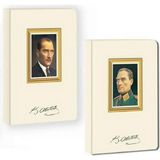 Mikasso Keskin Color Atatürk 14X20 80 Yaprak Çizgili Sert Kpk Ciltli Defter Sert Düz Renkli Orta Boy Beyaz A - Çok Renkli