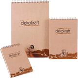 Mikasso Keskin Color Bloknot Dekokraft Spiralli Çizgili A4 100 Yp 144001-99 Yapışkanlı Not Kağıdı - Çok Renkli