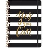 Mikasso Keskin Color Daily Notes Muse A5 80YP Sert Kapak Spiralli Not Defteri Çizgisiz Siyah / B 47 Karton B - Çok Renkli