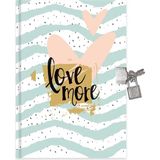 Mikasso Keskin Color Günlük Kilitli Hatıra Defteri 14X20 cm 80 Yaprak 310131-99 (Karışık Renk 1 Adet) Karton - Çok Renkli