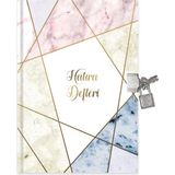 Mikasso Keskin Color Hatıra Defteri Kilitli 14X20 cm 80 Yaprak 310151-99 (Karışık Renk 1 Adet) Karton Düz Çi - Çok Renkli