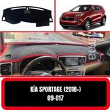 Mikasso Kia Sportage 2018 Torpido Koruyucu Konsol Kaplama Halısı - Çok Renkli