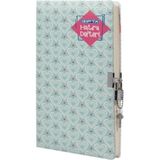 Mikasso Kilitli Ip Dikişli Sert Kapak Hatıra Defteri 14X20CM 120 Yaprak (1 Adet) 3345 Karton Düz Çizgili 120 - Çok Renkli