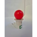 Mikasso Kırmızı Gece Lambası ve Anahtarlı Priz 1 Watt