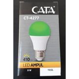 Mikasso Kırmızı Renk LED Ampul 9W E27 Duy CT-4277 Yeşil - Çok Renkli