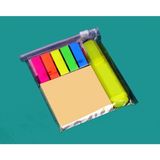 Mikasso Kırtasiye Okul Küçük Sticker,keçeli Kalem Not Çantası 15 X12 cm 3 Adet Plastik Turuncu - Çok Renkli