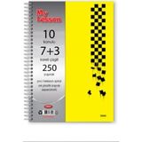 Mikasso Kırtasiye Seti ve My Lesson A4 7 + 3 ( 10 ) Konulu Spiralli Defter 250 Yaprak Sert Spiralli Çizgisiz - Çok Renkli