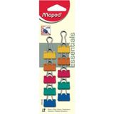Mikasso Kıskaç (Klips) Metal 19MM 10 Lu Renkli 036102 Küp Not Kağıdı - Çok Renkli