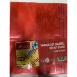 Mikasso Kitap Kabı Yapışkan Bantlı 1 Paket 10 Adetli Kırmızı - Çok Renkli