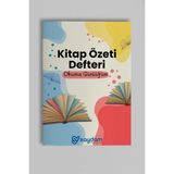 Mikasso Kitap Özeti Defteri | 44 Sayfa 21 Kitaplık Okuma Günlüğü | 170 mm x 240 mm | Ilkokul - Ortaokul Yumu - Çok Renkli
