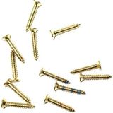 Mikasso Klips, Menteşe, Ayak, Ağaç, Sunta Vidası 2,2X13 mm - Sarı 100 Adet - Çok Renkli